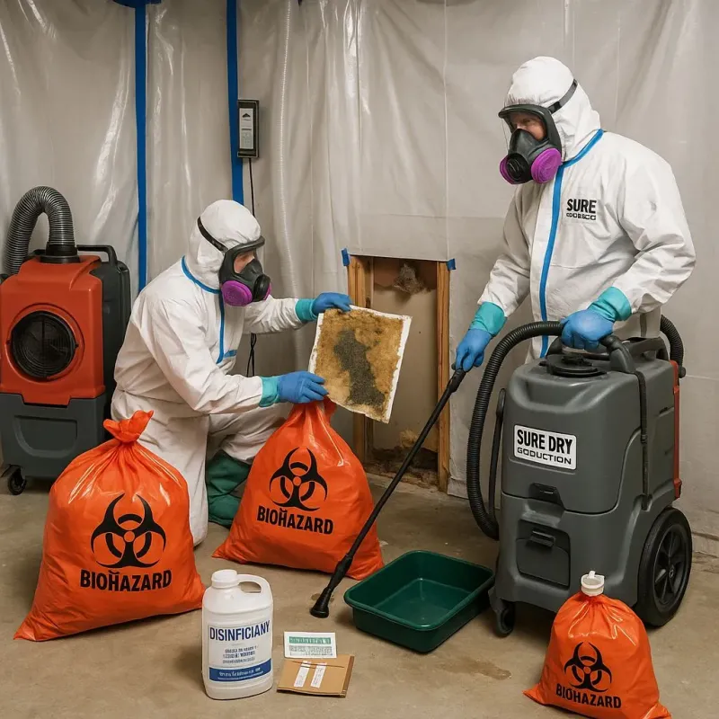 Contaminated Water Handling Protocols process in Carson, ND