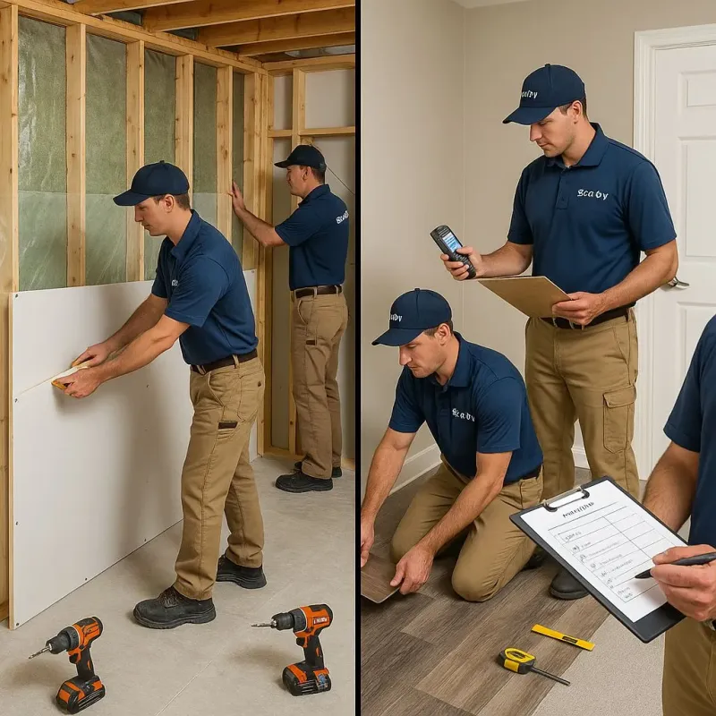 Repairs and Reconstruction process in Carson, ND